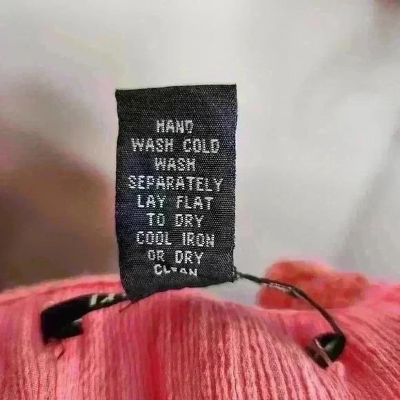 Lucky Brand women's pink lightweight cotton blouse size medium - Picture 5 of 6